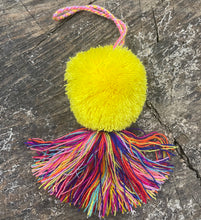 Load image into Gallery viewer, Guatemalan Pom-poms with colorful tassels/Charms