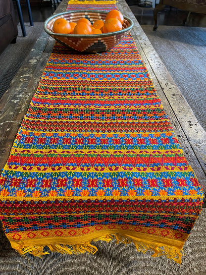 Guatemalan Handwoven Table Runners- Yellows