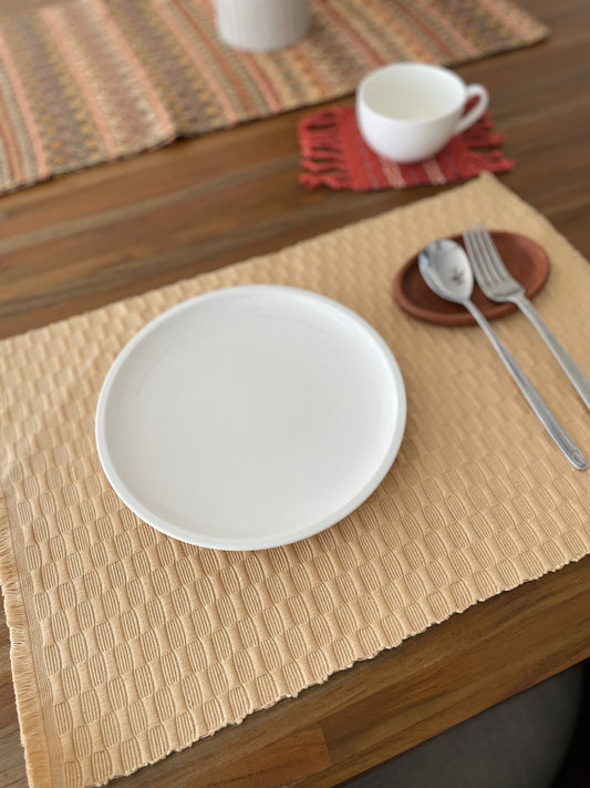 Guatemalan Table placemats in Beige
