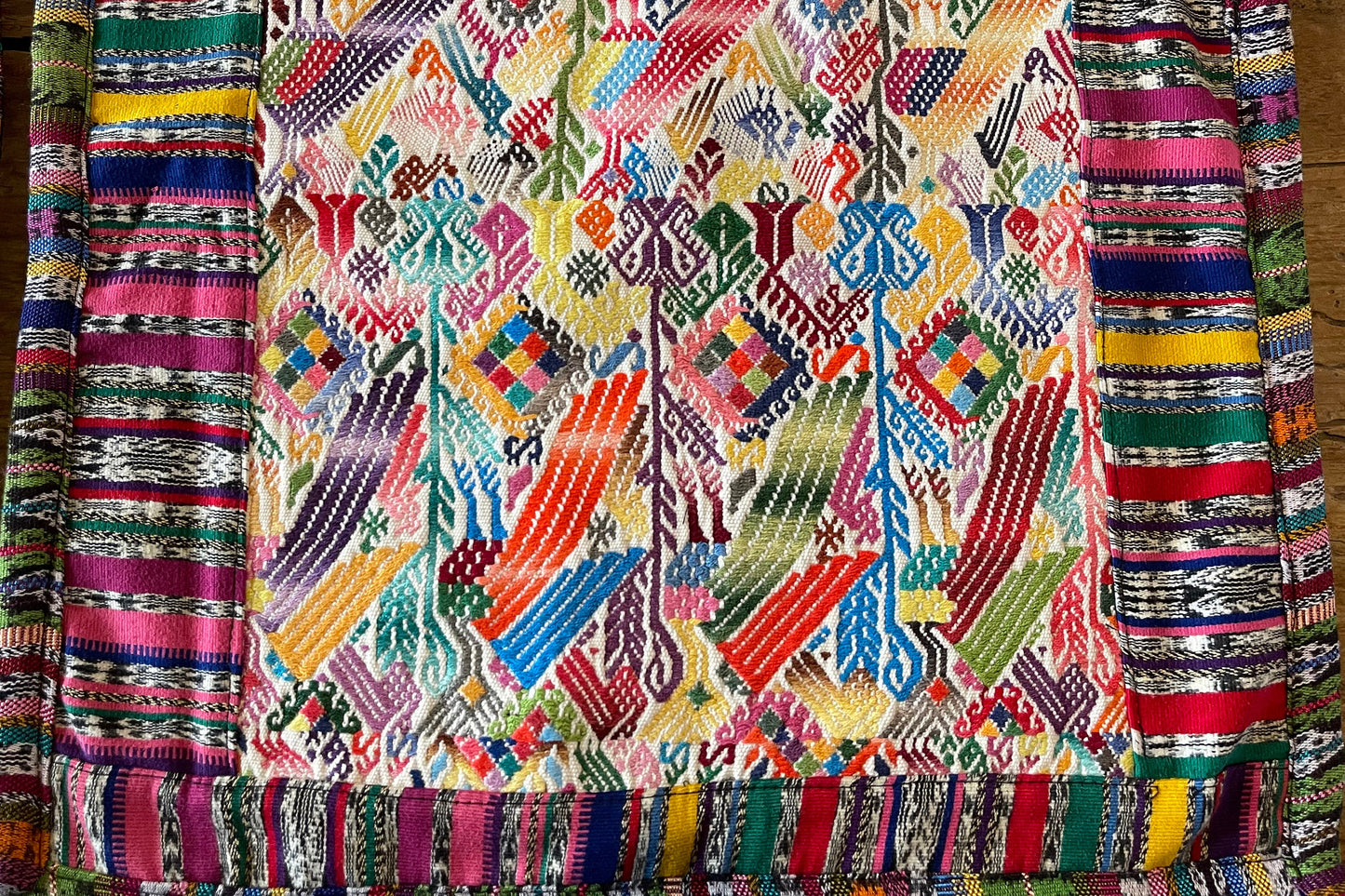 Guatemalan Huipil pillow covers from San Juan Chile Verde
