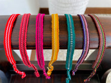 Load image into Gallery viewer, Guatemalan colorful handwoven Friendship bracelet