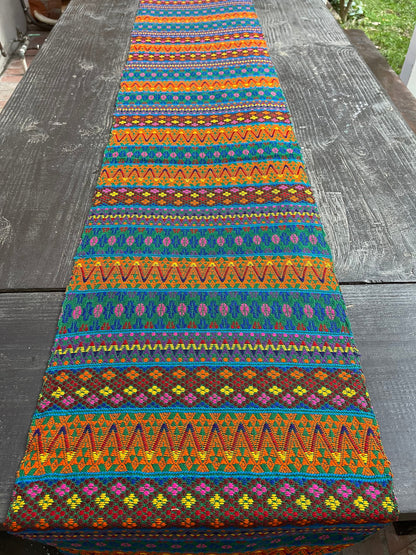 Guatemalan Handwoven Table Runners- Greens