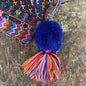 Guatemalan Pom-poms with colorful tassels/Charms