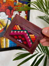 Load image into Gallery viewer, Guatemalan Authentic Leather/Huipil Card Holders