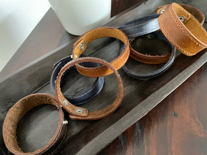 Guatemalan Handmade Authentic Leather Bracelets