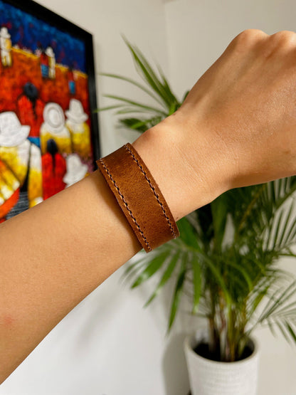 Guatemalan Handmade Authentic Leather Bracelets