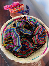 Load image into Gallery viewer, Guatemalan Textile Scrunchies, Colorful Hair Ties