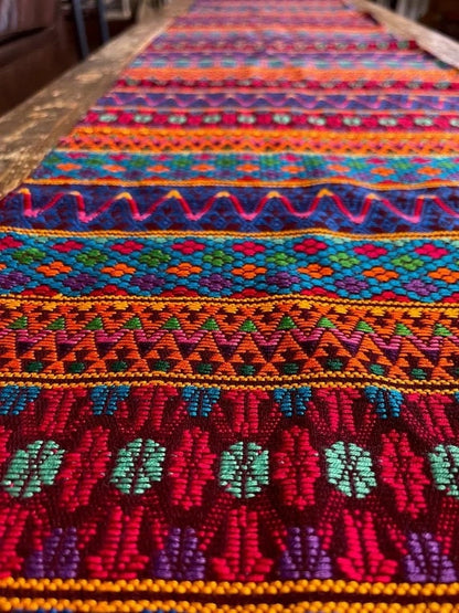 Guatemalan Handwoven Table Runners- Burgundys