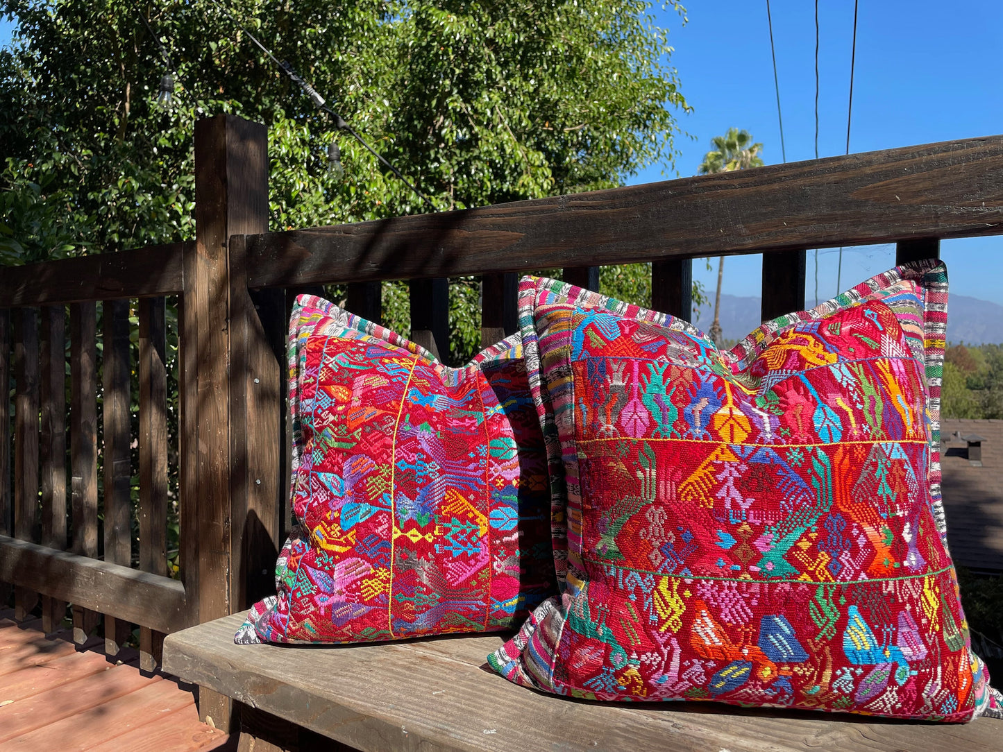 Huipil Pillow Covers from Huehuetenango