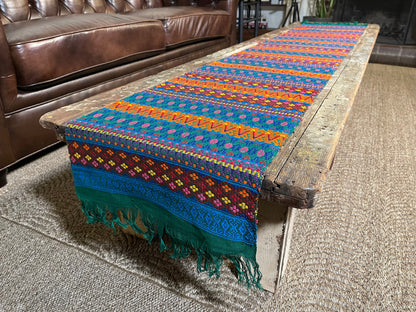 Guatemalan Handwoven Table Runners- Greens