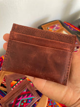 Load image into Gallery viewer, Guatemalan Authentic Leather/Huipil Card Holders