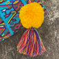 Guatemalan Pom-poms with colorful tassels/Charms