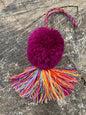 Guatemalan Pom-poms with colorful tassels/Charms