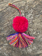 Guatemalan Pom-poms with colorful tassels/Charms