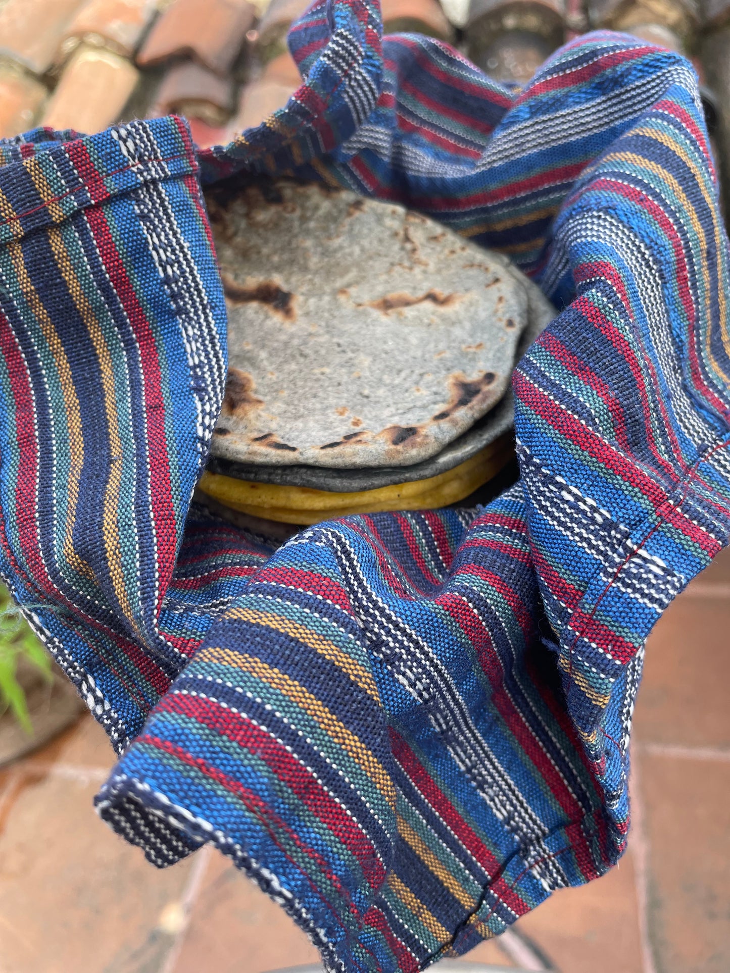 Guatemalan handwoven Tortilla wrap